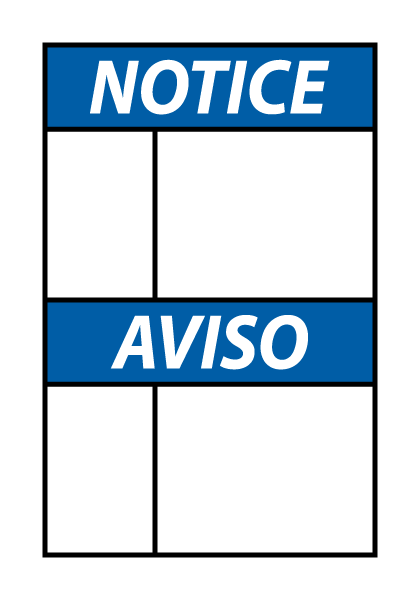 ANSI Notice Bilingual Spanish Header