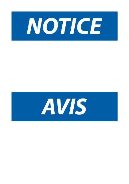 OSHA Notice Bilingual French Header