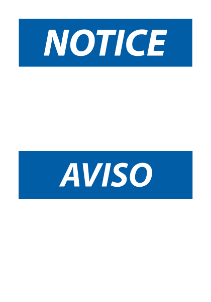 OSHA Notice Bilingual Spanish Header